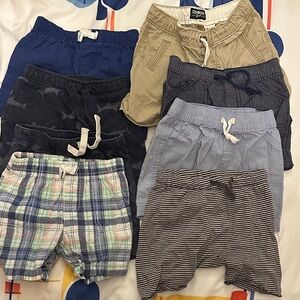 H&M Kids Shorts Collection - Blue, Tan, Plaid